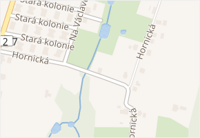 Hornická v obci Rychvald - mapa ulice