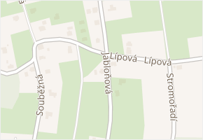 Jabloňová v obci Rychvald - mapa ulice