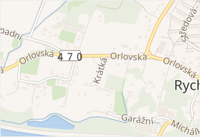 Krátká v obci Rychvald - mapa ulice