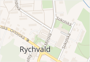 Mírová v obci Rychvald - mapa ulice