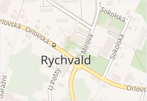 Orlovská v obci Rychvald - mapa ulice