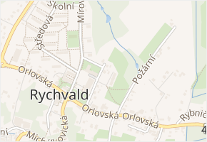 Sokolská v obci Rychvald - mapa ulice