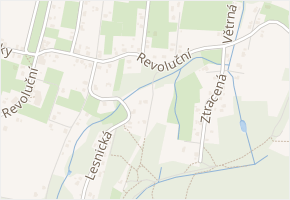 U Jalovce v obci Rychvald - mapa ulice