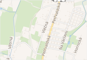 Vlečná v obci Rychvald - mapa ulice