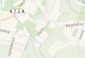 Zátiší v obci Rychvald - mapa ulice