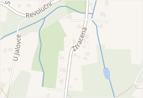 Ztracená v obci Rychvald - mapa ulice