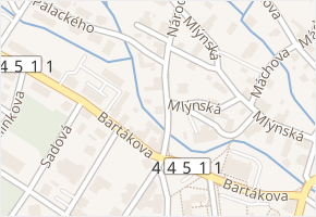 Národní v obci Rýmařov - mapa ulice