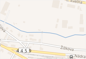 Žižkova v obci Rýmařov - mapa ulice