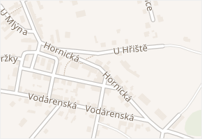 Hornická v obci Rynholec - mapa ulice
