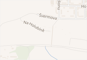 Na Holubíně v obci Rynholec - mapa ulice