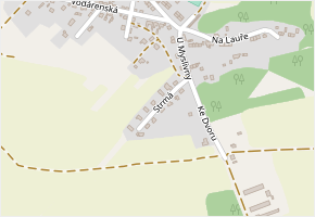 Strmá v obci Rynholec - mapa ulice