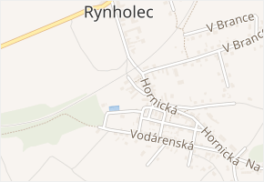 U Mlýna v obci Rynholec - mapa ulice