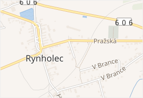 U Zastávky v obci Rynholec - mapa ulice