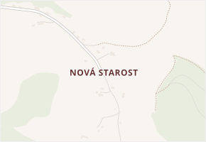 Nová Starost v obci Rynoltice - mapa části obce