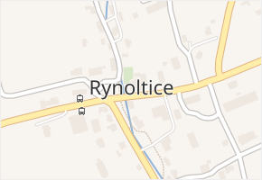 Rynoltice v obci Rynoltice - mapa části obce