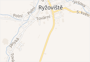 Dětřichovská v obci Ryžoviště - mapa ulice