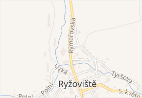 Rýmařovská v obci Ryžoviště - mapa ulice
