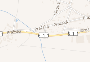 Krátká v obci Sadská - mapa ulice