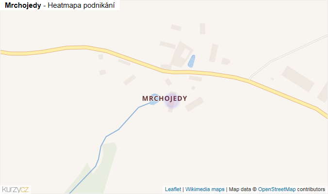 Mapa Mrchojedy - Firmy v části obce.
