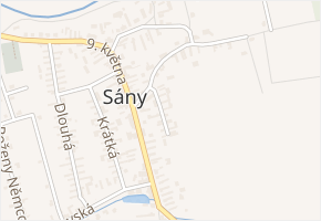 Za Kovárnou v obci Sány - mapa ulice