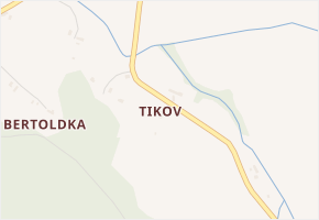 Tikov v obci Šárovcova Lhota - mapa části obce