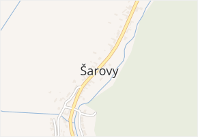 Šarovy v obci Šarovy - mapa části obce