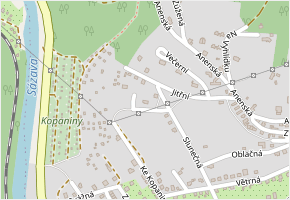 Lipského v obci Sázava - mapa ulice