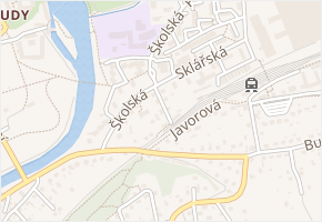Soběslava Pinkase v obci Sázava - mapa ulice