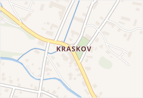 Kraskov v obci Seč - mapa části obce