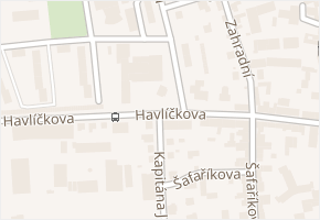 Havlíčkova v obci Sedlčany - mapa ulice