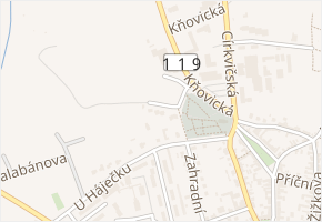 Na Stínadlech v obci Sedlčany - mapa ulice