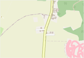 U Roudného v obci Sedlčany - mapa ulice