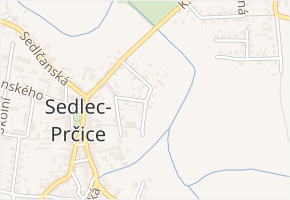 Čsl. armády v obci Sedlec-Prčice - mapa ulice