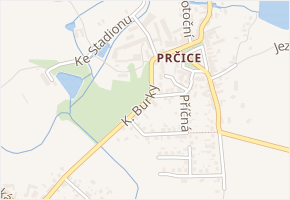 K. Burky v obci Sedlec-Prčice - mapa ulice