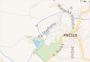 Ke Stadionu v obci Sedlec-Prčice - mapa ulice