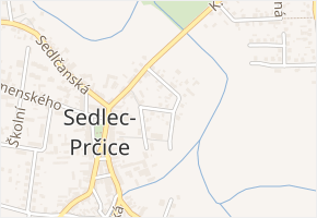 Krátká v obci Sedlec-Prčice - mapa ulice