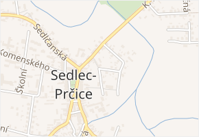 Mlékárenská v obci Sedlec-Prčice - mapa ulice