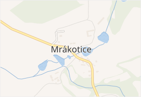 Mrákotice v obci Sedlec-Prčice - mapa části obce