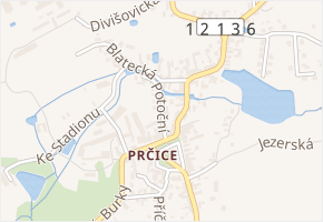 Potoční v obci Sedlec-Prčice - mapa ulice