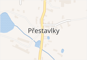Přestavlky v obci Sedlec-Prčice - mapa části obce