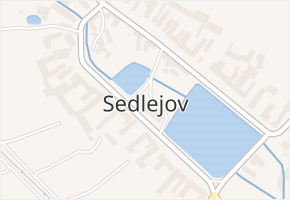 Sedlejov v obci Sedlejov - mapa části obce