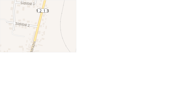 Nádražní v obci Sedlice - mapa ulice