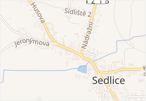 Náměstí 2 v obci Sedlice - mapa ulice