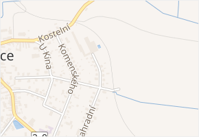Sídliště 1 v obci Sedlice - mapa ulice