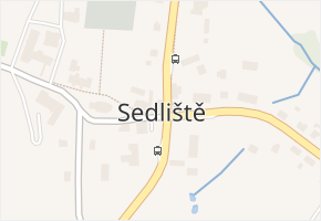 Sedliště v obci Sedliště - mapa části obce