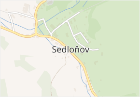 Sedloňov v obci Sedloňov - mapa části obce