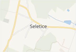 Seletice v obci Seletice - mapa části obce