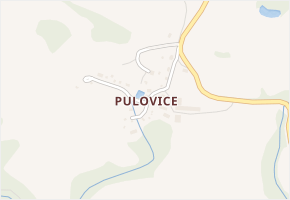 Pulovice v obci Šemnice - mapa části obce