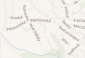 Na pískovně v obci Senohraby - mapa ulice