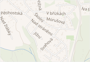 Nad stráněmi v obci Senohraby - mapa ulice